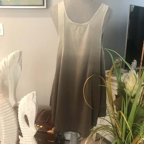 Ombré Olive Tank style dress by Cookies Hawaii - Picture 5 of 6